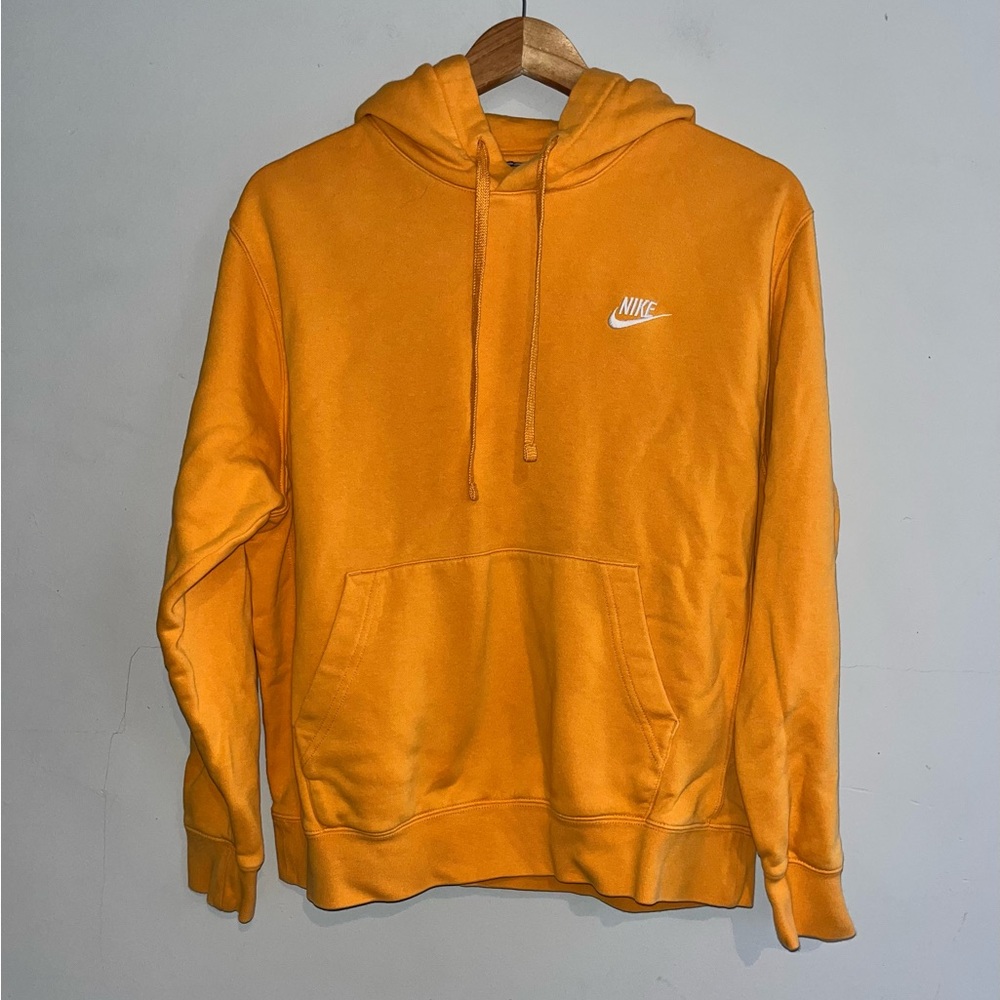 Nike Pullover Hoodie Bold Yellow/Orange sz M